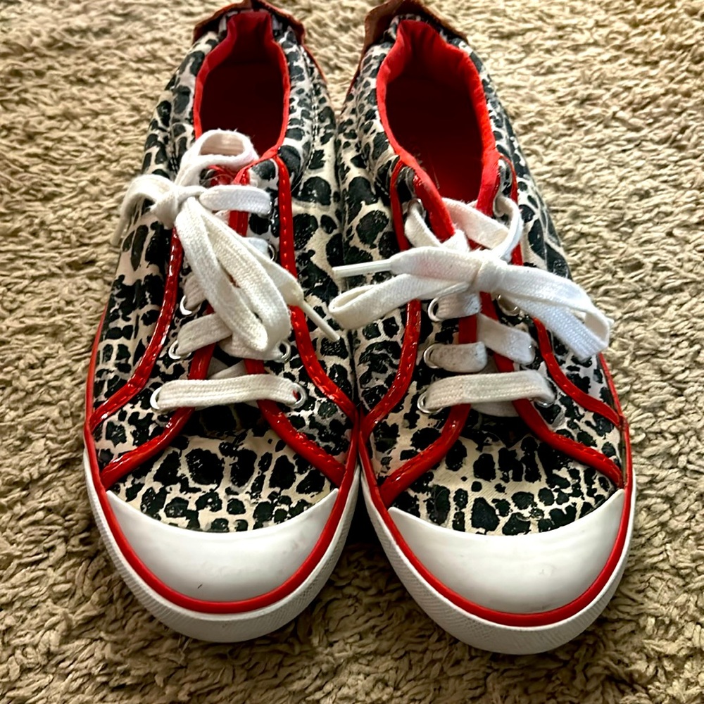 Coach Women’s Shoes Red Leopard